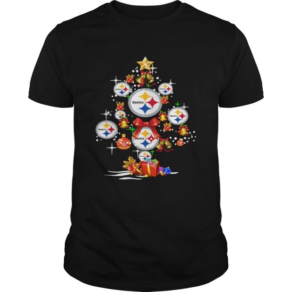 Pittsburgh Steelers Football Logo Gifts Merry Christmas Tree shirt