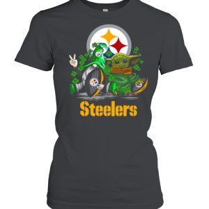 Mandalorian Andyoda Pittsburgh Steelers 80s T Shirt 