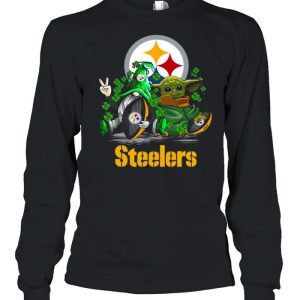 Pittsburgh Steelers Gnome and Baby Yoda St Patricks Day shirt 3