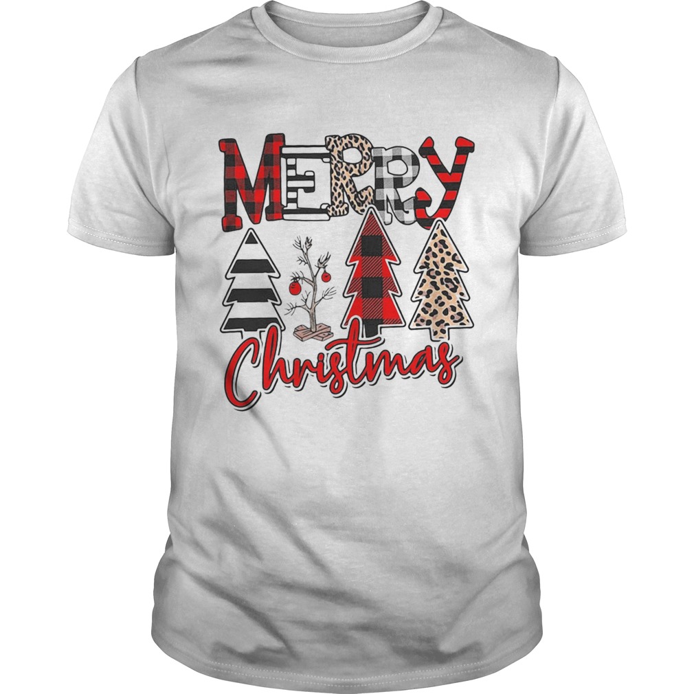 Plaid Merry Christmas Tree shirt Plaid Merry Christmas Tree shirt