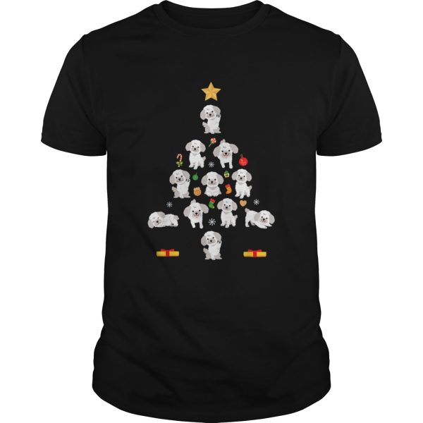 Poodle Christmas Tree Cute for Poodles Pajamas shirt