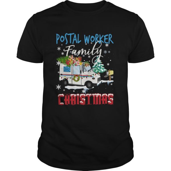 Postal Worker Family Christmas shirt