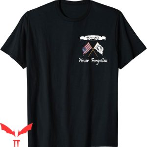 Pow Mia T-Shirt Never Forgotten Vietnam Vet Vintage