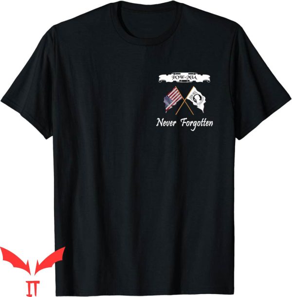 Pow Mia T-Shirt Never Forgotten Vietnam Vet Vintage