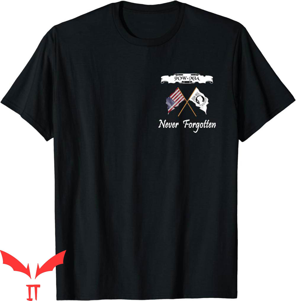 Pow Mia T-Shirt Never Forgotten Vietnam Vet Vintage Pow Mia T-Shirt Never Forgotten Vietnam Vet Vintage