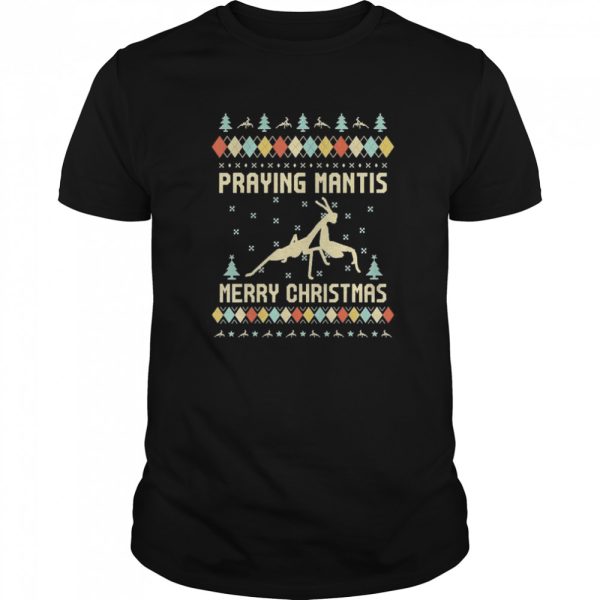 Praying Mantis Ugly Christmas shirt
