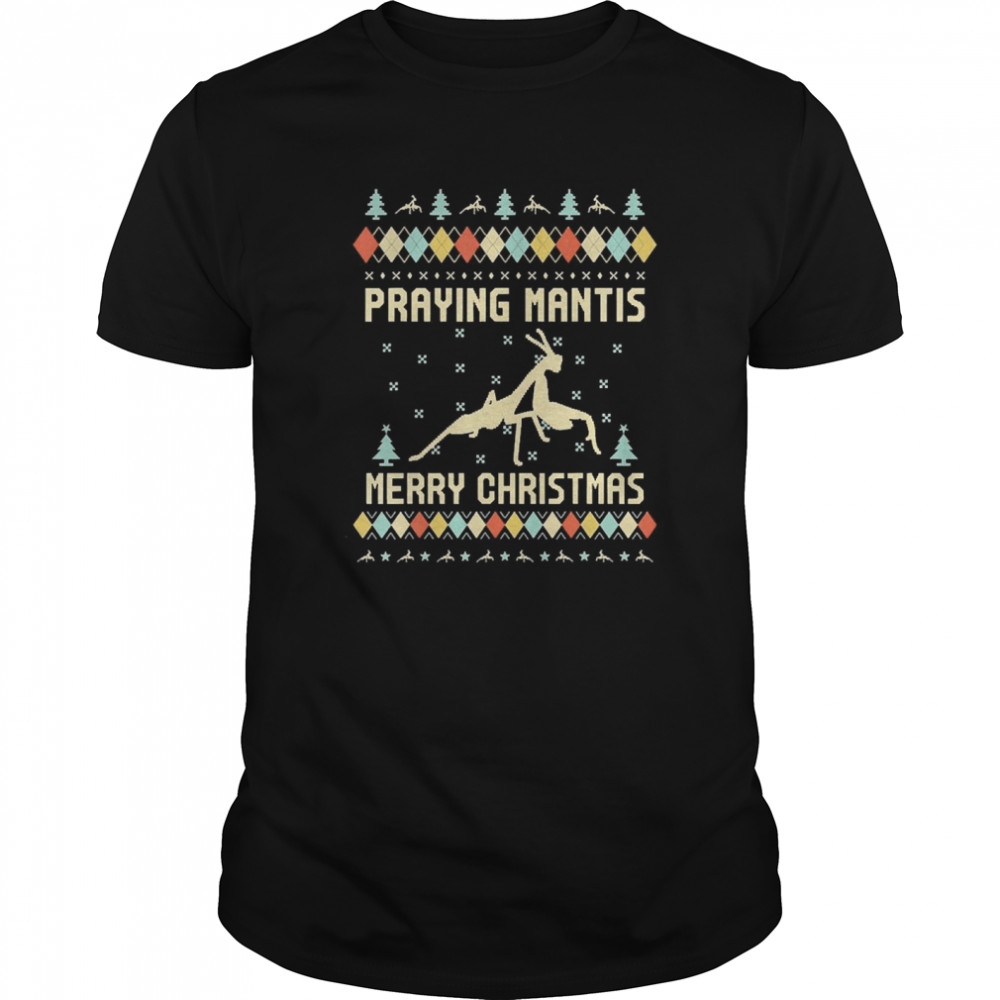 Praying Mantis Ugly Christmas shirt Praying Mantis Ugly Christmas shirt