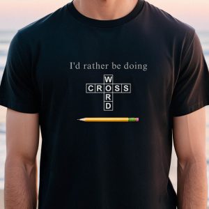 Preppy Crossword T-Shirt Keep Your Mind Sharp Trending