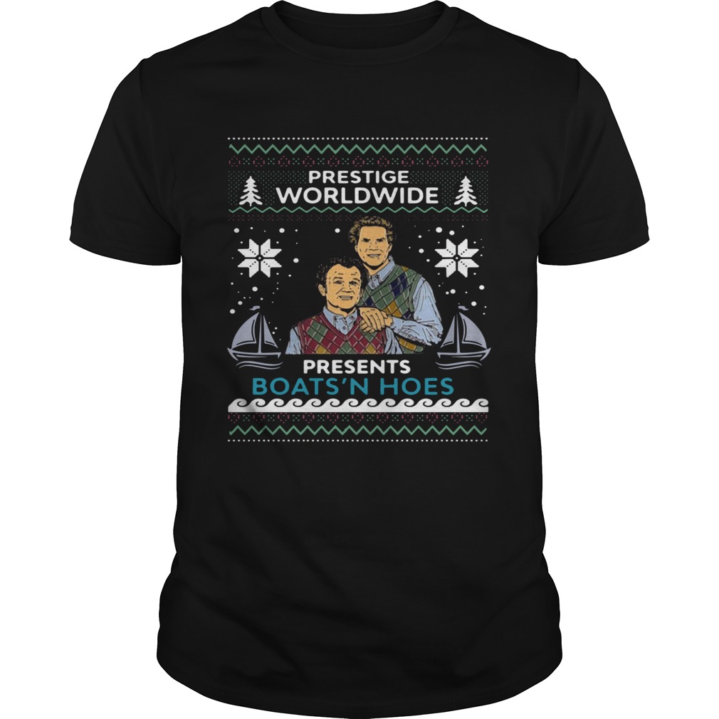 Prestige Worldwide Presents Boats N Hoes Ugly Christmas shirt Prestige Worldwide Presents Boats N Hoes Ugly Christmas shirt