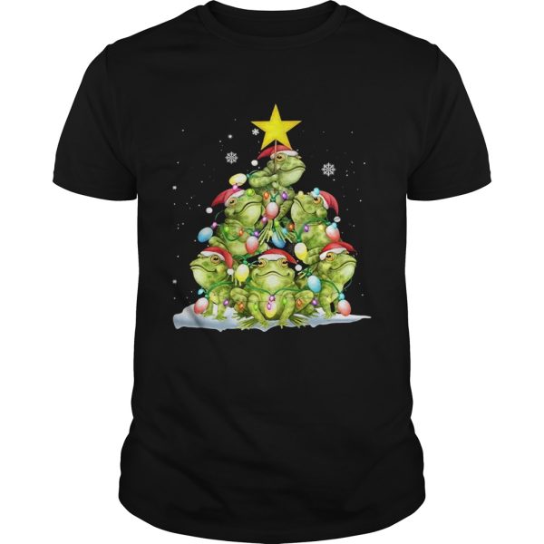 Pretty Frog Tree Christmas shirt