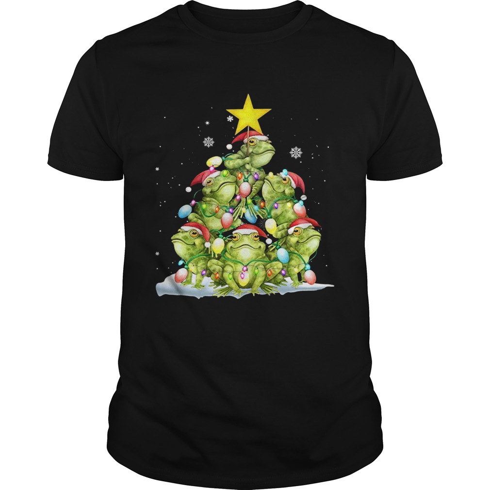 Pretty Frog Tree Christmas shirt Pretty Frog Tree Christmas shirt