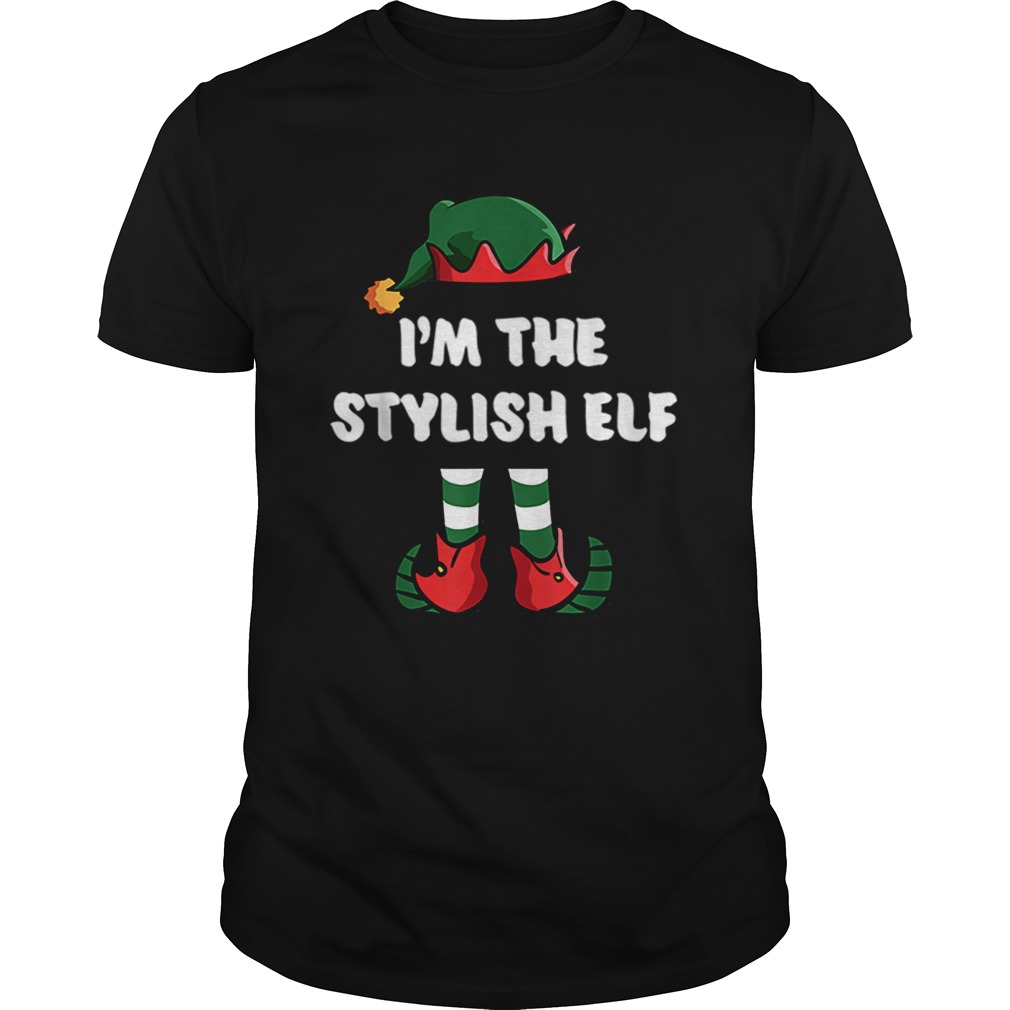 Pretty Im The Stylish Elf Matching Family Group Funny Christmas shirt Pretty Im The Stylish Elf Matching Family Group Funny Christmas shirt
