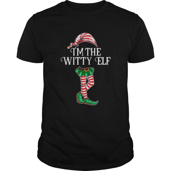Pretty Im the Witty Elf Christmas Matching Family Group Gift shirt