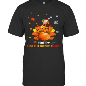 Pretty Tigger Happy Hallothanksmas T-Shirt