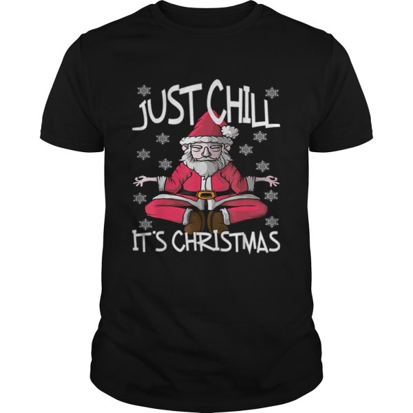 Pretty Yoga Santa Claus Christmas Snowflakes Nice Cute Funny