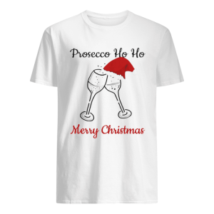 Prosecco Ho Ho Merry Christmas Santa Hat shirt