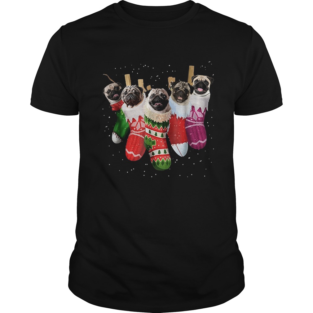 Pug Christmas Socks Funnys Xmas Vintage Cute Gift TShirt Pug Christmas Socks Funnys Xmas Vintage Cute Gift TShirt