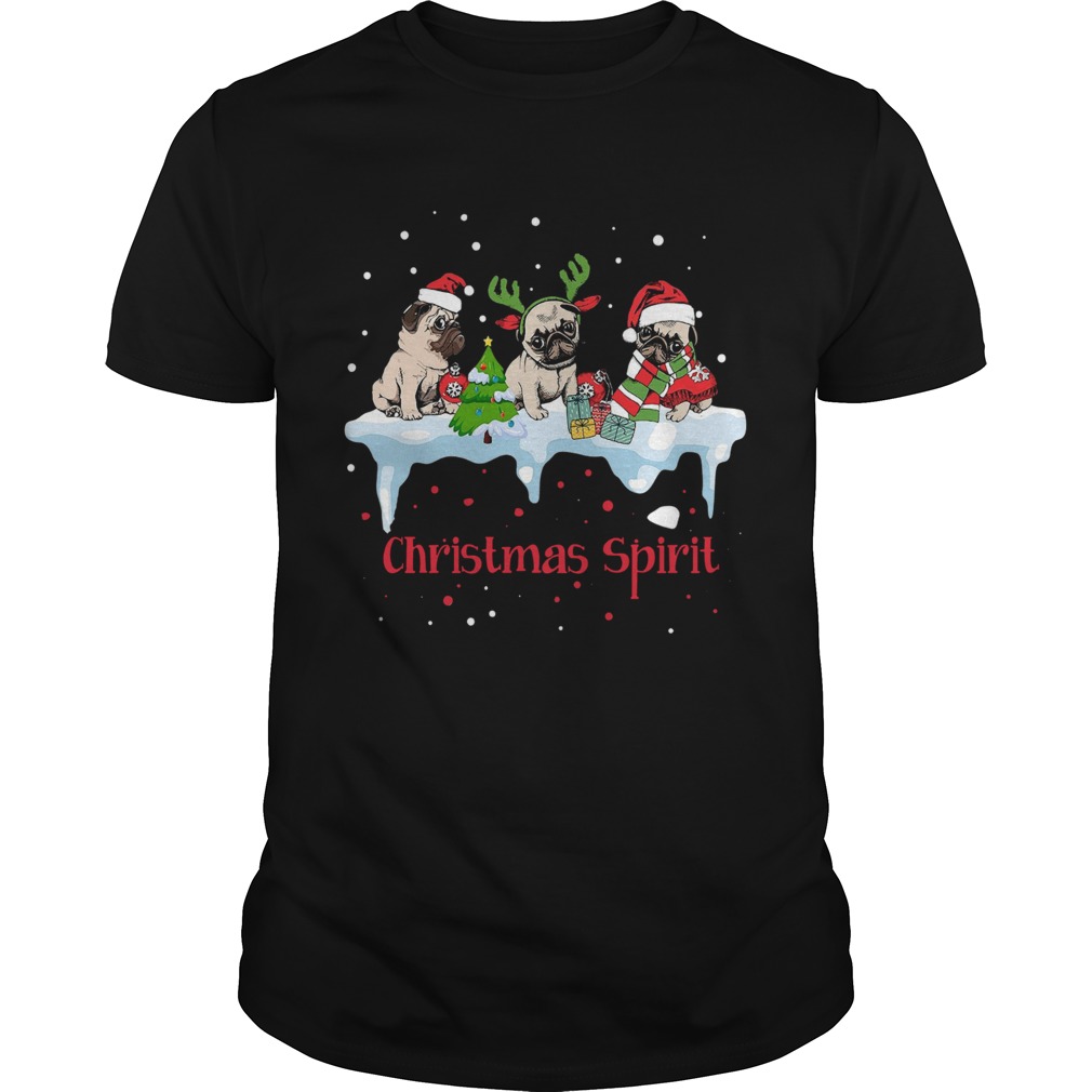 Pug Christmas Spirit shirt Pug Christmas Spirit shirt