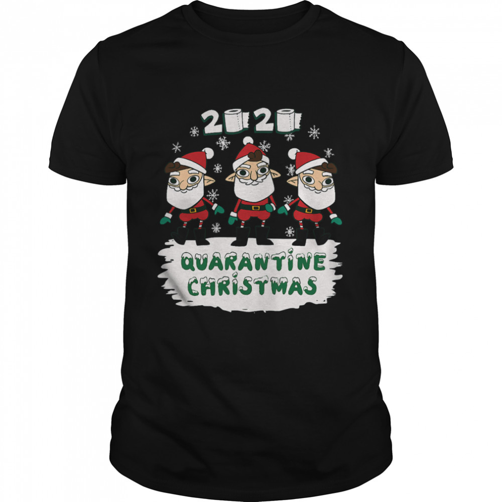 Quarantine Christmas 2020 Gnomes Santa Claus shirt Quarantine Christmas 2020 Gnomes Santa Claus shirt