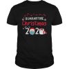 Quarantine Christmas 2020 Santa Claus Face Mask Toilet Paper Gift shirt