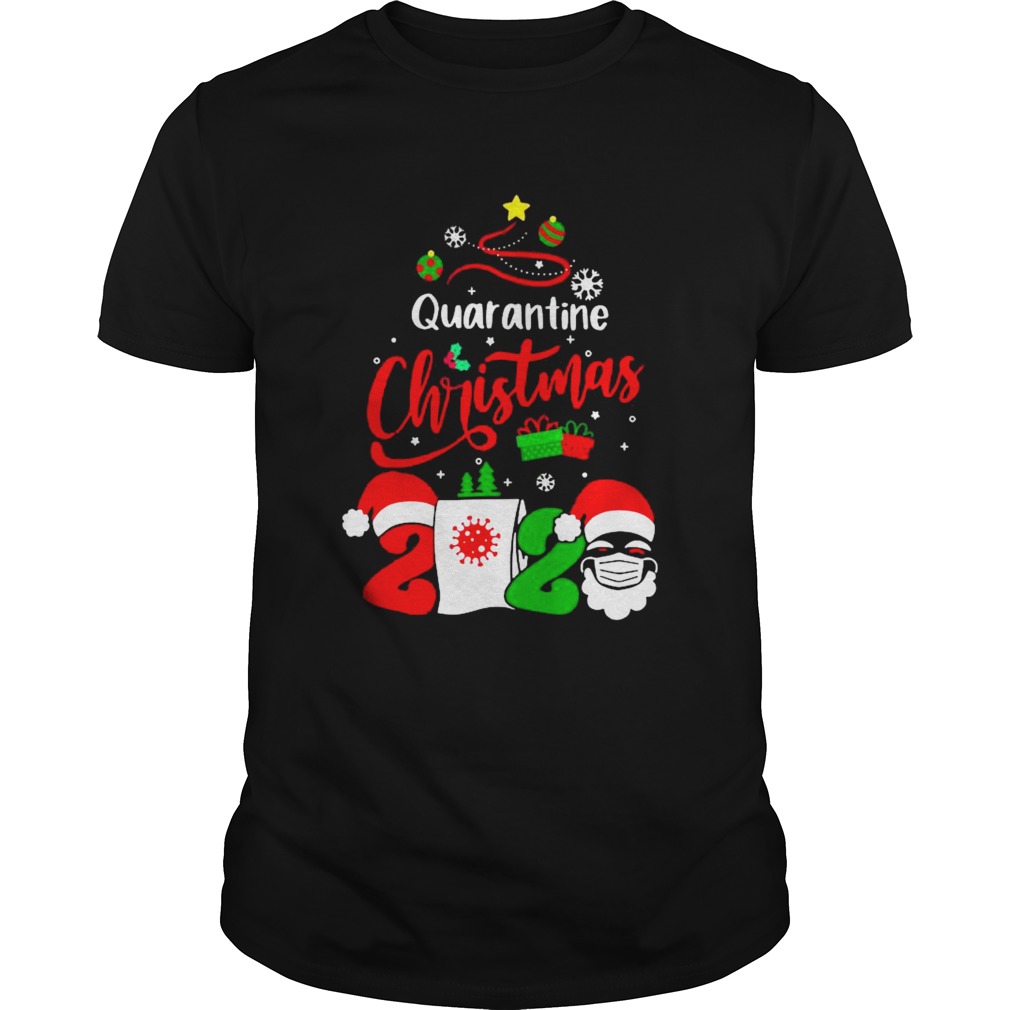 Quarantine Christmas 2020 Santa Claus Toilet Paper Tree shirt Quarantine Christmas 2020 Santa Claus Toilet Paper Tree shirt