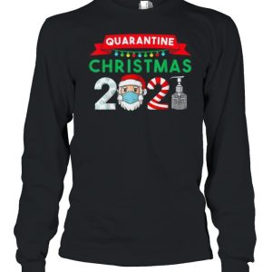 Quarantine Christmas 2021 Santa Claus Mask T Shirt 3