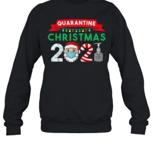 Quarantine Christmas 2021 Santa Claus Mask T Shirt 4
