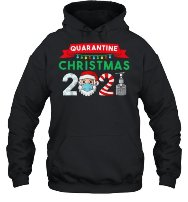 Quarantine Christmas 2021 Santa Claus Mask T-Shirt