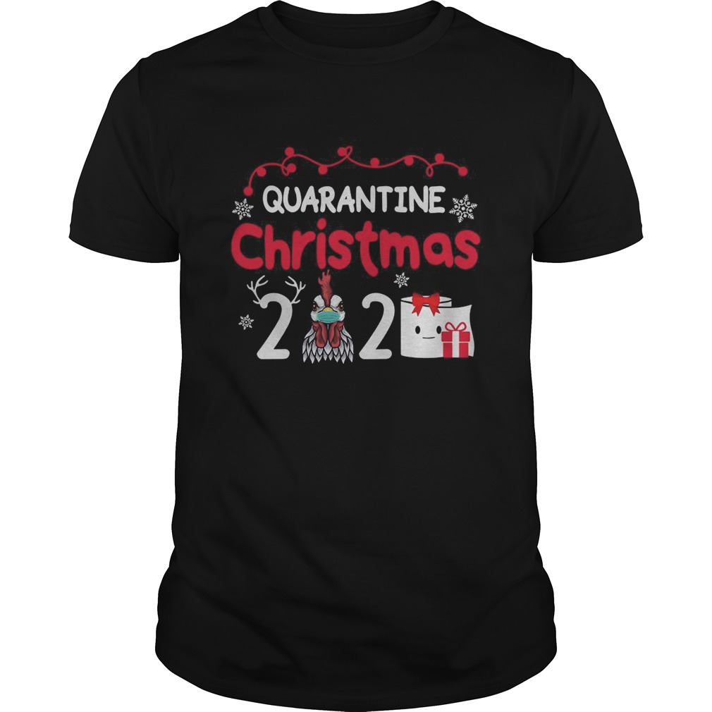 Quarantine Christmas Chicken Mask Toilet Paper 2020 shirt Quarantine Christmas Chicken Mask Toilet Paper 2020 shirt