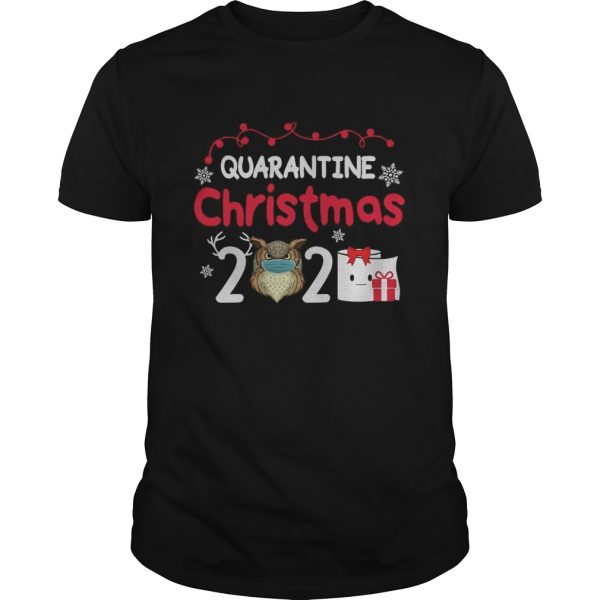Quarantine Christmas Owl Mask Toilet Paper 2020 shirt