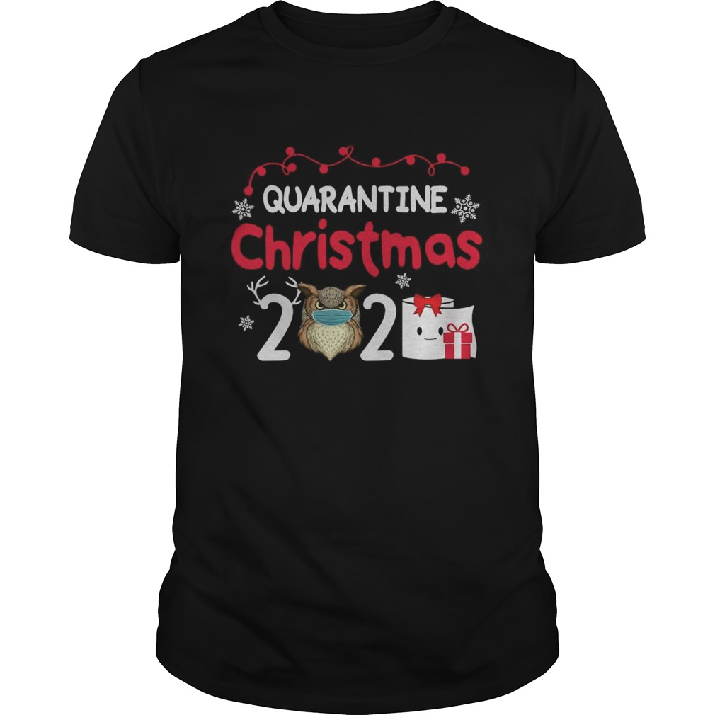 Quarantine Christmas Owl Mask Toilet Paper 2020 shirt Quarantine Christmas Owl Mask Toilet Paper 2020 shirt