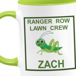 Ranger row lawn crew zach mug