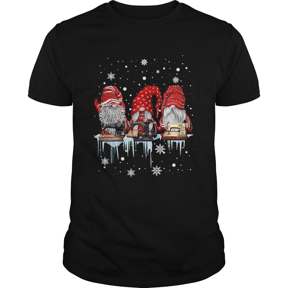 Red Gnome Sewing Christmas shirt Red Gnome Sewing Christmas shirt
