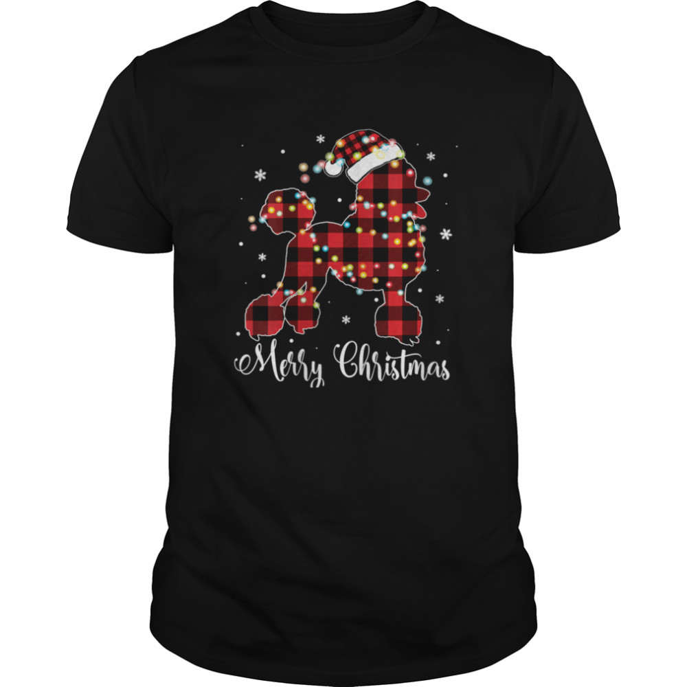 Red Plaid Buffalo Poodle Merry Christmas Pajamas shirt Red Plaid Buffalo Poodle Merry Christmas Pajamas shirt