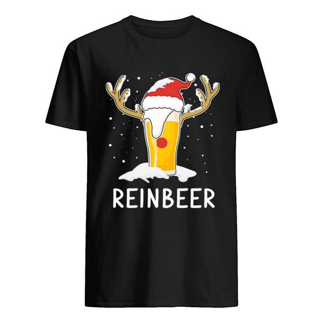 ReinBeer Xmas Beer Deer With Christmas Hat shirt ReinBeer Xmas Beer Deer With Christmas Hat shirt
