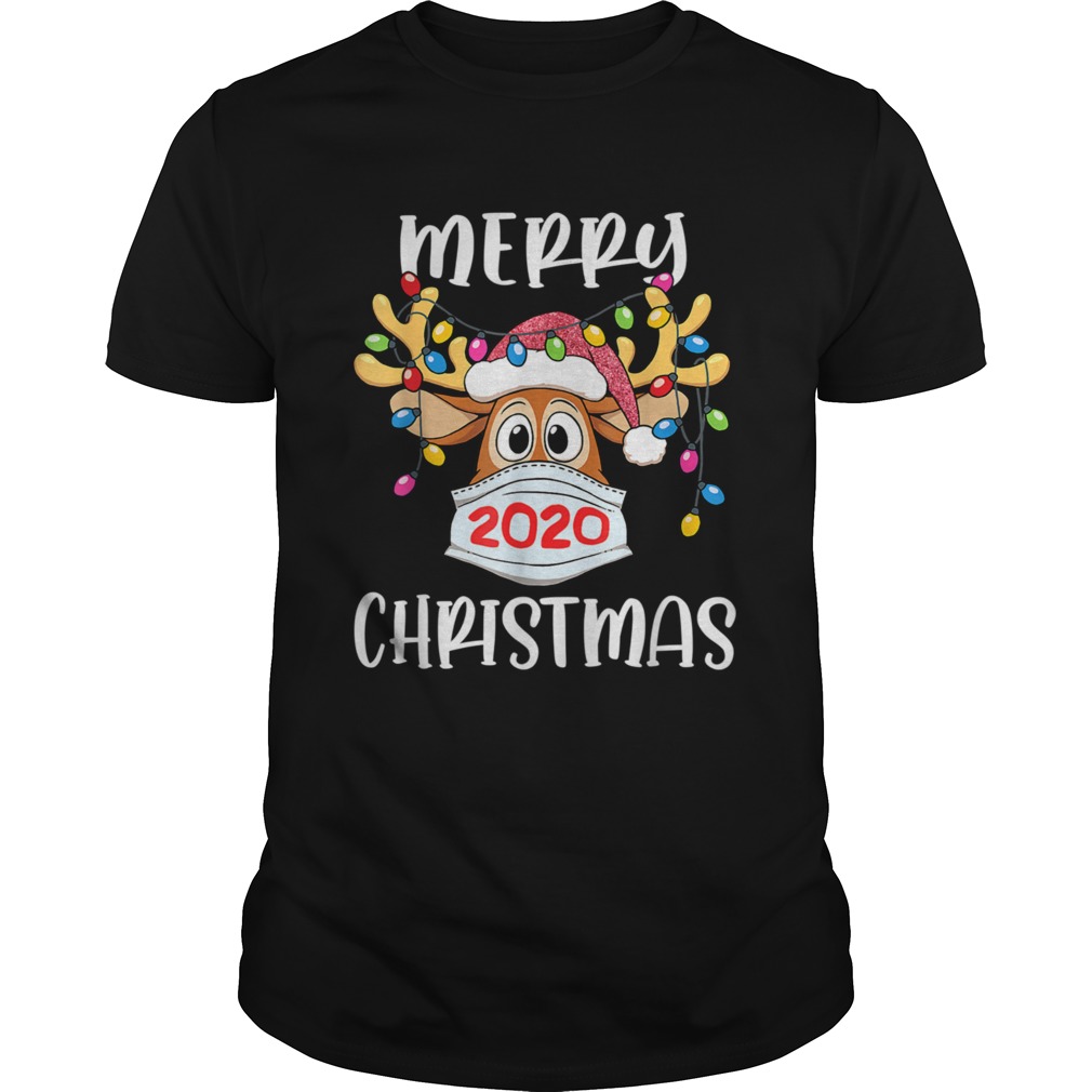 Reindeer In Mask Merry Christmas 2020 shirt Reindeer In Mask Merry Christmas 2020 shirt