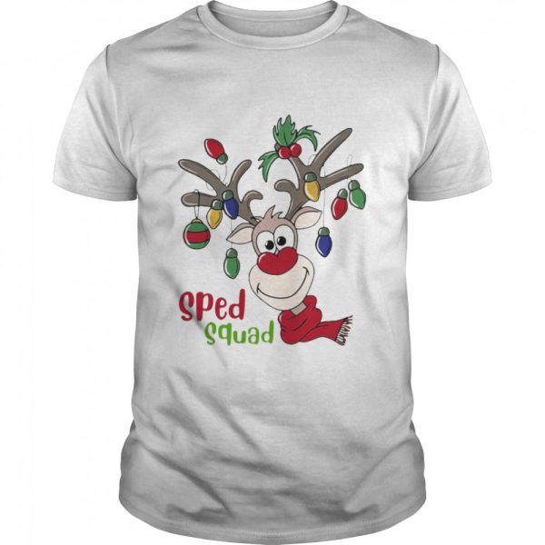Reindeer Sped Squad Christmas shirt