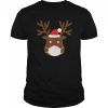 Reindeer With Face Mask Christmas 2020 Family Pajamas Xmas shirt
