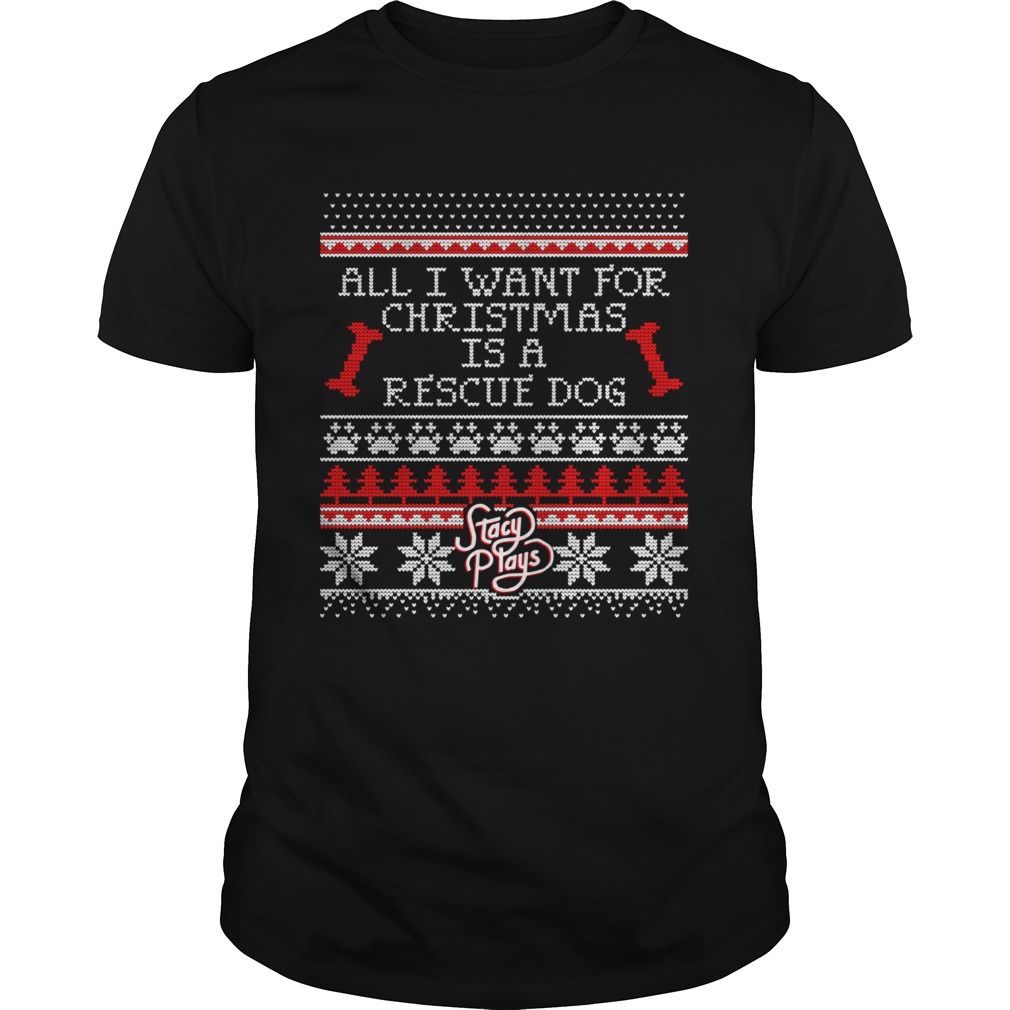 Rescue Dog Christmas shirt Rescue Dog Christmas shirt