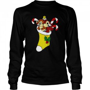 Retro Cartoon Chip And Dale In Christmas Mood shirt 3