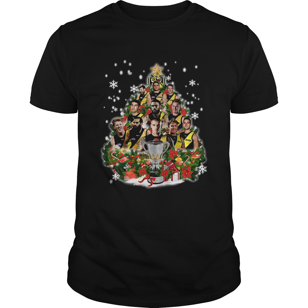 Richmond Tigers Players Christmas Tree Shirt Richmond Tigers Players Christmas Tree Shirt