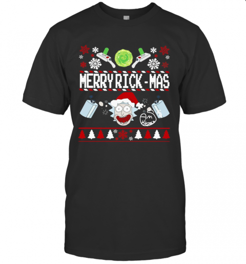 Rick And Morty Merry Swiftmas Merry Rickmas Ugly Christmas T-Shirt Rick And Morty Merry Swiftmas Merry Rickmas Ugly Christmas T-Shirt