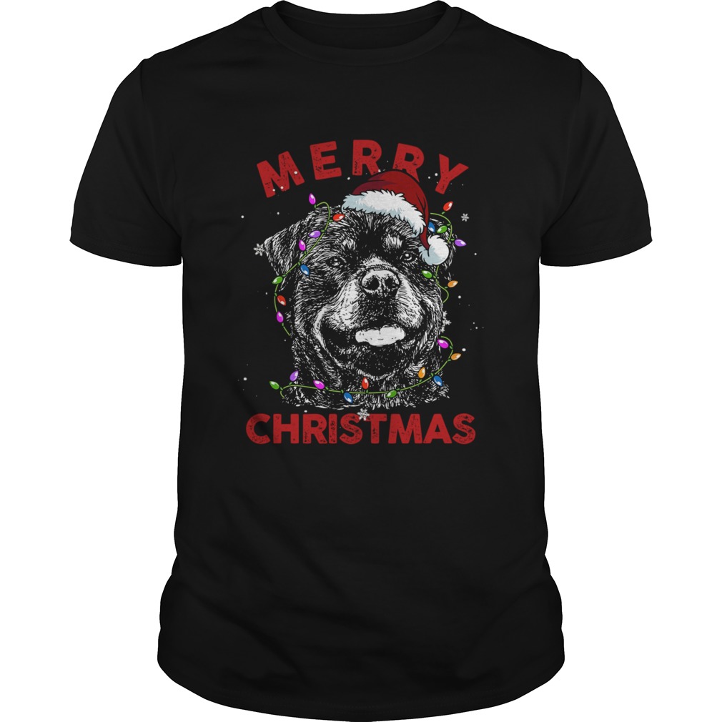 Rottweiler Christmas Lights shirt Rottweiler Christmas Lights shirt