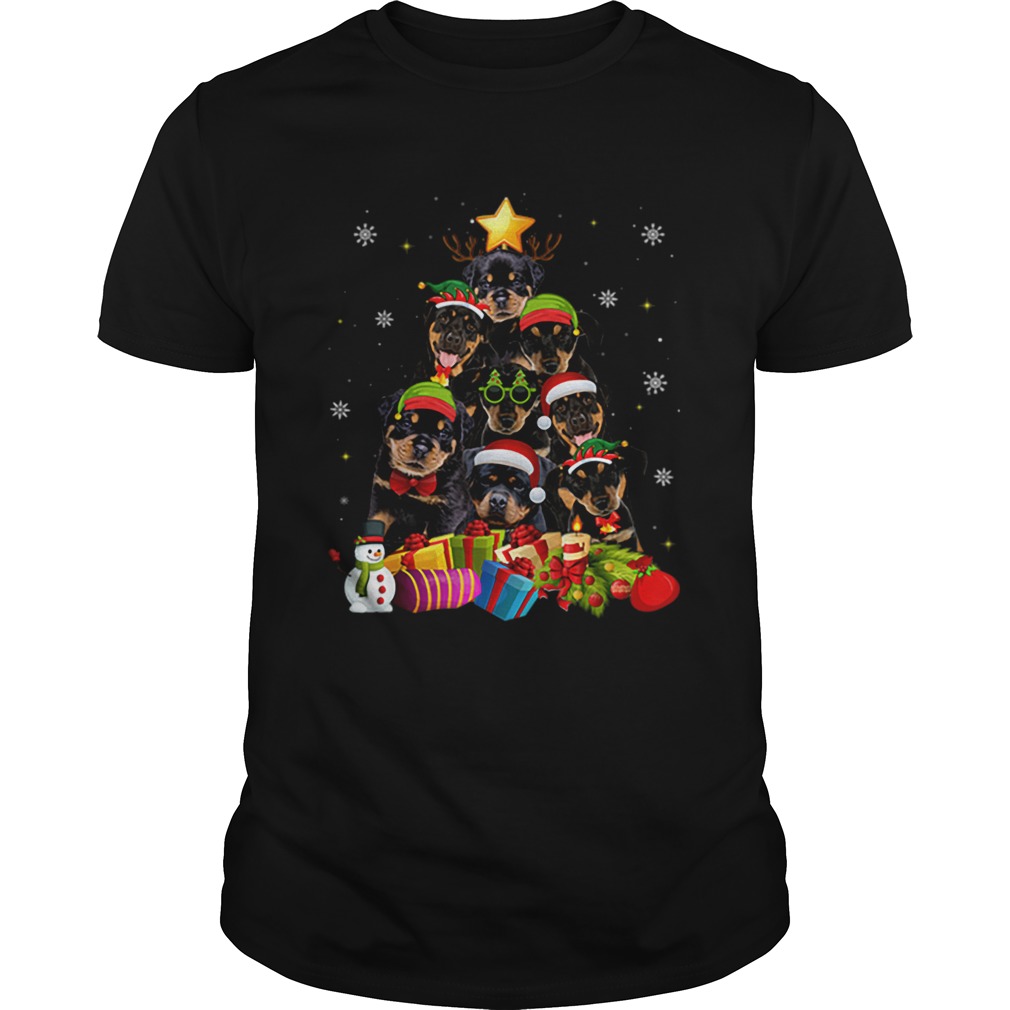 Rottweiler Christmas Tree shirt Rottweiler Christmas Tree shirt