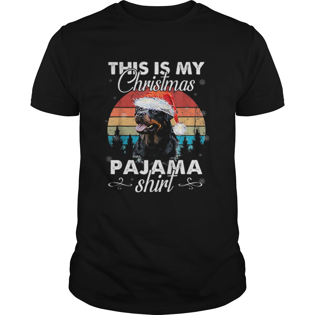 Rottweiler Dog This Is My Christmas Pajama Shirt Vintage shirt Rottweiler Dog This Is My Christmas Pajama Shirt Vintage shirt