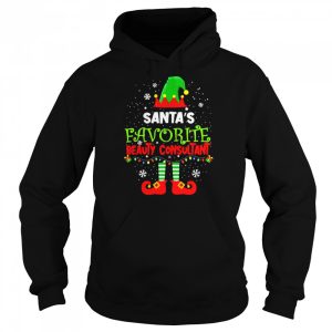 Santa's Favorite Beauty Consultant Elf Christmas Costume Shirt 5