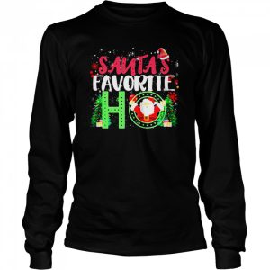 Santa's Favorite Ho Christmas Sweater Shirt 3