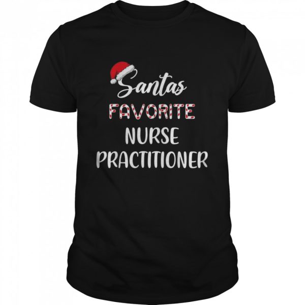 Santa’s Favorite Nurse Practitioner Christmas Shirt