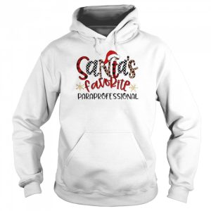 Santa's Favorite Paraprofessional Christmas Sweater Shirt 5