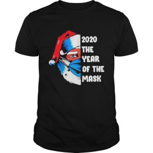 Santa 2020 the year of the mask Christmas shirt